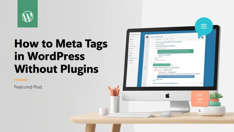 How to Add Meta Tags in WordPress Without a Plugin?